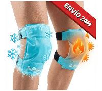 TEMU Pack de 2 x Rodillera térmica - bolsa gel frío para lesiones. Hielo para lesiones reutilizable (rodillera ligamento y menisco) con banda ajustable. Rodillera frio y