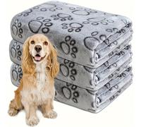 TEMU Pack de 3 Mantas para Mascotas con Diseño de - Ropa de Cama y Lavable a Máquina en Poliéster para Perros Pequeños a Medianos - Decoración Acogedora y Cómoda