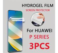 TEMU Pack de 3 Protectores de Pantalla Hidrogel HD para Huawei P20, P20 Pro, P20 Lite, P30, P30 Lite, P40, P40 Lite - Cubierta Completa con Película de Agua