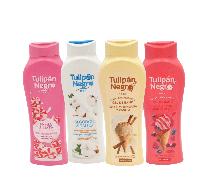 TEMU Pack de 4 Geles de Ducha Tulipan Negro - , Algodón y , Leche y , Yogurt con Rojos: Increíble , Hidratación , Ideal para Regalo. Producto por Briseis