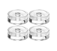 TEMU Pack de 4 pesas de vidrio, piedras de fermentación para tarros Mason de ancha para encurtar y hacer vino - Uso doméstico