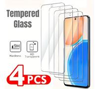 TEMU Pack de 4 Protectores de Pantalla de Vidrio Templado HD para XIAOMI 14 13 POCO M5 M6 X5 X6 Redmi Note 12 13 14 11 Pro 11 11S 10 10S 9 9S 9A 9C 9T, Protector de Pantalla Completa, 9H y -
