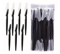 TEMU Pack de 60 cuchillas de afeitar facial multipropósito para mujeres y hombres - de cejas de acero inoxidable hipoalergénico, sin perfume, sin accesorios, depiladoras de corporal con cubierta