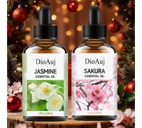 TEMU Pack de Aceites Esenciales de Sakura y - Duradero y de Adecuado para Difusores, Humidificadores, Ambientadores, Regalo de Fiestas (Uso No )