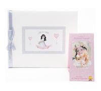 TEMU Pack libro de firmas comunión niña más porta móvil, con encuadernación en , 64 páginas de papel crema medidas del libro. 27, 5 x 2