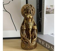 TEMU Pagan Altar Vikingo Artesanal de Resina, Adorno Decorativo para el Hogar, Estatua de , Escultura, Decoración Artística para Jardín