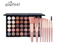 TEMU Paleta de de Ojos Nude de 40 Colores, Máscara de Pestañas, Delineador y Lápiz de Cejas - Set Completo de Maquillaje de Ojos para un y Encantador