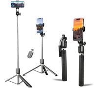 TEMU Palo Selfie Inalámbrico de 1700 mm con , Monopod Extensible y Plegable para Smartphones, una Toma Estable para Transmisiones , Control Remoto