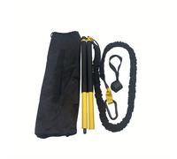 TEMU Palos de Entrenamiento de Fitness de Golf, Barras de Elásticas, Material de Hierro, Mejora , Flexibilidad y Postura de Swing, Equipo de Ejercicio de Golf con Bolsa de Transporte