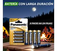 TEMU Panasonic Baterías Alcalinas | AA (LR6)/AAA (LR03), 1.5V | Paquete de , Durabilidad y Fiable