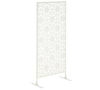 TEMU Panel de pantalla decorativa exterior Outsunny con de metal - 92 X 45 X 198 Cm