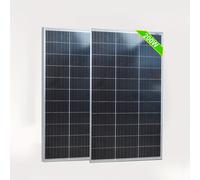 TEMU Panel solar de 200W a 2 paneles solares de 100W, 18v, de aluminio de 30mm, revestimiento de vidrio templado, cable solar de 900mm, solar monocristalina 12BB de 18v para carga de batería de 12V