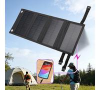TEMU Panel Solar Plegable USB Portátil Flexible 5V para Cargar Celulares