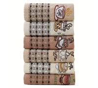 TEMU Paños de Cocina Premium, Paquete de 6, 50cm x 25cm, Toallas de Algodón 100% Tejido Waffle, Super Absorbentes y Suaves para Limpieza en la Cocina y Sala