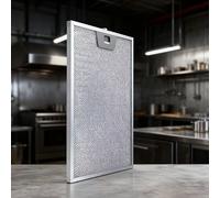 TEMU Pantalla de Filtro de Aleación de Aluminio, Estructura de Placa de Bloqueo, Filtro para Campana de Cocina, Filtro para Extractor, No