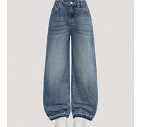 TEMU Pantalones cortos de de mezclilla para niñas - Moda retro, moldeadores para , cómodos y ajustados con cintura elástica . de de mezclilla premium es y duradera.