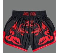 TEMU Pantalones Cortos de Muay Thai para Boxeo y MMA para Hombres y Mujeres, Shorts de Entrenamiento para Deportes de para Hombres