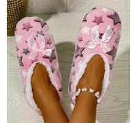TEMU Pantuflas de interior con forro polar y antideslizante, cálidas y cómodas para uso doméstico, con una de dos que da la de caminar descalzo, con un forro antideslizante.