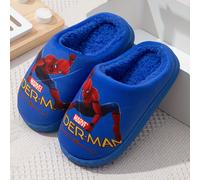TEMU Pantuflas de Superhéroe Marvel para Niños - Spider-Man, Iron Man, América - Antideslizante, Zapatos Ligeros y Cálidos para Interior con Diseño de Superhéroe -