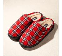 TEMU Pantuflas Unisex de Memoria Cómoda para Hombres y Mujeres, Zapatillas Casuales de Abrigo para Casa, Pantuflas de Cuadros para , Uso Interior/Exterior