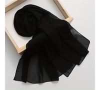 TEMU Pañuelo de Gasa de Perlas Rectangular de Color Sólido Estilo Básico Versátil para Mujeres Pañuelo Simple de Otoño e Invierno Estilo Delgado
