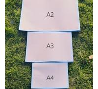 TEMU Papel de Dibujo y Diseño Arquitectónico Premium - Tamaños A2/A3/A4, Líneas de y Cuadrícula, de Cuadros Rojos para Dibujo , de Línea K y Tendencias de Acciones