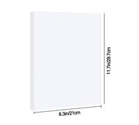 TEMU Papel fotográfico ESHANG A4 de para impresora de inyección de tinta, 8.3×11.7 pulgadas, 180g, 20 hojas, papel fotográfico para tinta de colorante