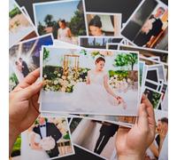 TEMU Papel fotográfico premium de 210 g/m² con respaldo adhesivo, para todas las impresoras jete de tinta, con 100 hojas de papel fotográfico