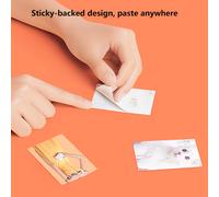 TEMU Papel para impresora de bolsillo Xiaomi Zink, paquete de 20, 2X3 pulgadas, 50 mm x 76 mm, acabado de , compatible con la impresora fotográfica portátil Xiaomi, material de oficina