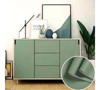 TEMU Papel Pintado Verde Autoadhesivo - Impermeable, Vinilo Removible para , Dormitorio, Armarios de Cocina y Forro de Estantes