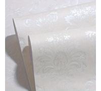 TEMU Papel tapiz autoadhesivo - Elegante floral, y duradero, fácil de pelar y pegar para y dormitorio, beige y , acabado texturizado, papel tapiz para .