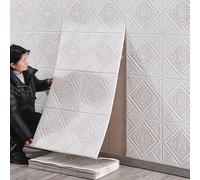 TEMU Papel Tapiz Autoadhesivo para el Hogar, Impermeable y Agradable Ladrillo de Espuma para la Pared del Dormitorio, Decoración .