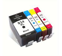 TEMU Paquete Combinado de Cartuchos de Tinta de Rendimiento 934XL & 935XL - Compatible con la Serie HP Pro (6230, 6830, 6835, 6812, 6815, 6820) - Negro, , Magenta,