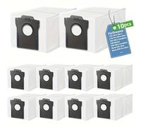 TEMU Paquete de 10 Bolsas para Aspiradora L10s 2/L10s Pro , X40/X50 Ultra Complete, Mova E30 Ultra/Mova P50 Pro Ultra, L40/X30 Ultra, Accesorios de Repuesto de Gran Capacidad de 3.2L