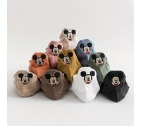 TEMU Paquete de 10 de calcetines aleatorios para hombres adecuados para hombres como mujeres, co-branding casual corto con diseño de Mouse de Disney
