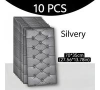 TEMU Paquete de 10 Pegatinas Autoadhesivas para Pared con Color y Espuma 3D , Disponibles en Varios Colores - Impermeables e Hidrófugos Removible Lavable Recortábles Decoración Dormitorio Sala