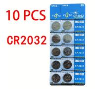 TEMU Paquete de 10 Pilas de Botón CR2032 de FANTE, 3V, 210mAh - Ideales para Calculadoras, Relojes Electrónicos y Llaves de Coche, Pilas para Relojes