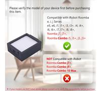 TEMU Paquete de 12 Filtros de Repuesto Compatibles para IRobot Combo , e, j: E5 E6 I1 I3 I4 I7 I8 J5 J6 J8 J9 y Todas las Versiones Plus, NO para Combo J7/ J9 J10 Max