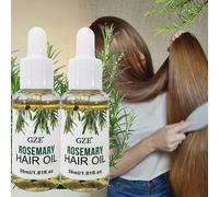 TEMU Paquete de 2 Aceites de GZE para el Cabello, Aceite Capilar de y Biotina Infundida para Nuevas Más Fuertes | Todo Tipo y | Cabellos Lisos, Ondulados y Químicamente Tratados