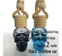 TEMU Paquete de 2 ambientadores para coche con forma de calavera | Aceite de planta, duradera, sin alcohol, sin formaldehído, ideal para difusores, , adecuado para coche, dormitorio, otros