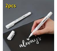 TEMU Paquete de 2 bolígrafos de gel - Tinta a base de , resistente a la decoloración, adecuado para neumáticos, , madera y - Empuñadura cómoda, bolígrafos y dibujo duraderos.