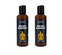 TEMU Paquete de 2 GZE para Hombre DEODORANTE BALL Defensa contra la , Control del y Olor, Productos de Higiene sin Aluminio para Zonas Íntimas Masculinas
