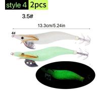 TEMU Paquete de 2 señuelos de y de madera que en , color y verde, en tamaños 2.0, 2.5, 3.0, 3.5 y 4.0, con anzuelos explosivos, plomo con peso y cuentas sonoras para para señuelos de de pesca .