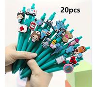 TEMU Paquete de 20 Bolígrafos para Enfermeras y , Pluma Médica - Regalo en del Profesional Sanitario (Estilos Aleatorios)