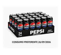 TEMU Paquete de 24 latas de Pepsi Max Zero sin azúcar de 330 ml