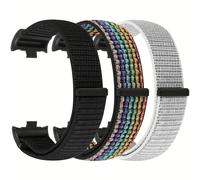 TEMU Paquete de 3 correas de nailon compatibles con Xiaomi Redmi Watch 4, correas deportivas tejidas transpirables y ajustables, correa de repuesto para reloj inteligente Redmi Watch 4 para