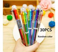 TEMU Paquete de 30 bolígrafos retráctiles surtidos, punta media, plástico, personalizados con diseño de babosa, ideal para , instructores de fitness y de registros.