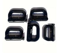 TEMU Paquete de 5 ganchos de plástico para bolsa de escalada de exterior, mosquetones tácticos multifuncionales de D con de a presión