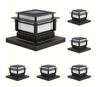 TEMU Paquete de 6/4/2 Luces Solares para de , Luces LED Solares Brillantes para Exteriores para Decoración de Jardín Solar, Porche, Patio y Escaleras