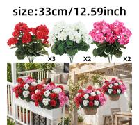 TEMU Paquete de de Artificiales Coloridas | Plástico Resistente a los Rayos UV y Duradero para Decoración Interior y Exterior, Ideal para , Jardines, Patios, y Más - AVTCLDY